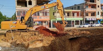 CAASD soluciona avería en tubería de 67 pulgadas del acueducto Barrera de Salinidad