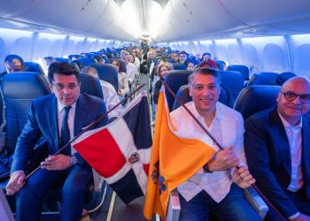 Arajet inaugura vuelo desde Santo Domingo hacia New Jersey