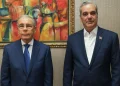 Abinader es recibido por el expresidente Danilo Medina en la casa del PLD