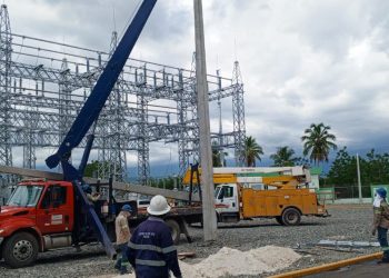 Edesur intensifica este lunes estructuración de la red eléctrica como parte de construcción de subestación de Pedernales