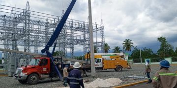 Edesur intensifica este lunes estructuración de la red eléctrica como parte de construcción de subestación de Pedernales