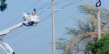 Edesur concluye instalación de 21 kilómetros de conductores para red eléctrica en Pedernales