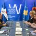 Ministra de la Mujer se reúne con la presidenta de Kosovo en el marco del Tercer Foro Internacional Mujer, Paz y Seguridad