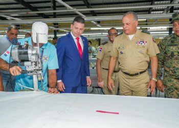 MIDE supervisa ampliación y automatización de planta textil de la Industria Militar Dominicana en Bonao
