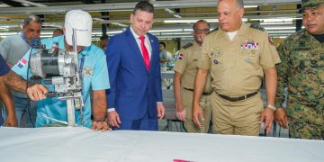 MIDE supervisa ampliación y automatización de planta textil de la Industria Militar Dominicana en Bonao
