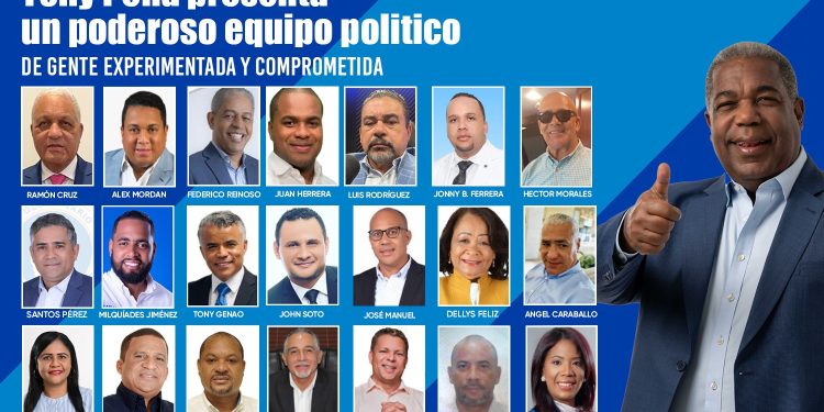 Tony Peña presenta la fortaleza de su equipo de campaña con miras a elecciones internas presidencial PRM