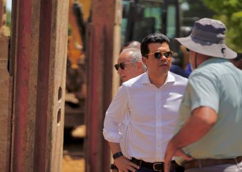 Wellington Arnaud informa avanzan trabajos del alcantarillado sanitario de Mao, provincia Valverde