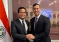 Presidente de Paraguay recibe al senador Omar Fernández