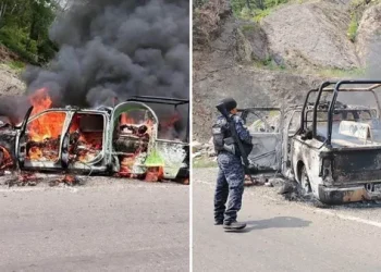 Con más de 700 disparos, así emboscaron y calcinaron a cinco policías en Frontera Comalapa, Chiapas