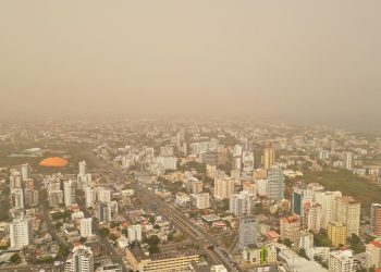 Según la directora de Indomet, la concretración de polvo de Sahara comenzará a disminuir esta tarde