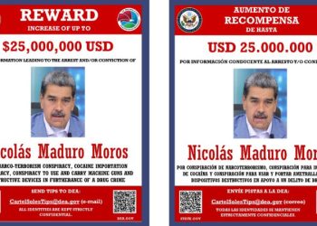 EEUU ofrece hasta US$ 25 millones por información que los ayude a arrestar a Nicolás Maduro