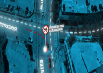 Gabinete de Transporte implementará Fase II de la restricción de giros a la izquierda en la Av. Tiradentes