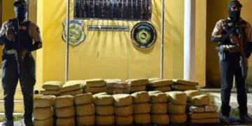 DNCD confisca cargamento de más 1,300 libras de presunta marihuana en Montecristi