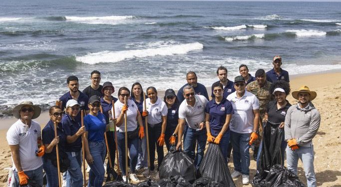 La Dirección General de Bellas Artes realiza jornada de limpieza en Playa las Tortugas
