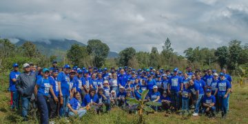 Planeta Azul y Fondo de Agua Santo Domingo reforestan zona de la cuenca del río Haina para fortalecer la seguridad hídrica