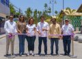 Ministro Collado inaugura la reparación de la calle Francisco Caamaño Deñó, en Las Terrenas