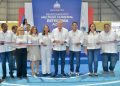 Presidente Abinader y ministro Kelvin Cruz entregan dos multiusos remozados en Azua