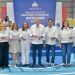 Presidente Abinader y ministro Kelvin Cruz entregan dos multiusos remozados en Azua
