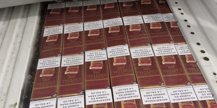Ejército ocupa casi un millón y medio de cigarrillos ilícitos durante operativos para enfrentar el contrabando en el mes de junio