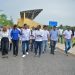 Ministro Kelvin Cruz realiza recorrido de supervisión de obras deportivas en Monte Plata