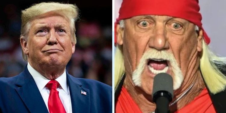 Trump lamenta muerte de Hulk Hogan y lo define como “un MAGA absoluto”