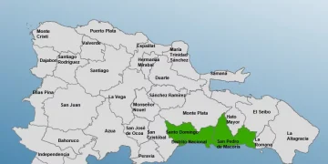 COE emite alerta verde por vaguada que afectará a dos provincias y el Distrito Nacional