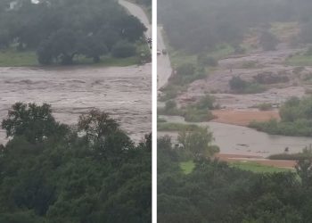 El video que muestra la aterradora velocidad con la que creció el río en Texas