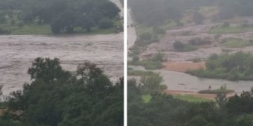 El video que muestra la aterradora velocidad con la que creció el río en Texas