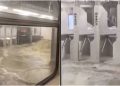 Lluvias torrenciales inundaron estaciones del metro de Nueva York y provocaron caos en el transporte