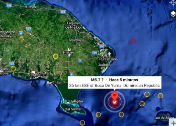 Fuerte temblor se siente en varias zonas de República Dominicana
