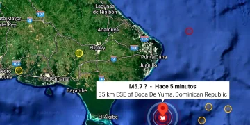 Fuerte temblor se siente en varias zonas de República Dominicana