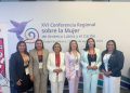 Gloria Reyes presenta en México estrategia dominicana para erradicar sobrecarga de cuidados en niñas y adolescentes