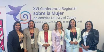 Gloria Reyes presenta en México estrategia dominicana para erradicar sobrecarga de cuidados en niñas y adolescentes