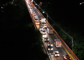 ASDN inaugura remozamiento e iluminación del puente La Barquita