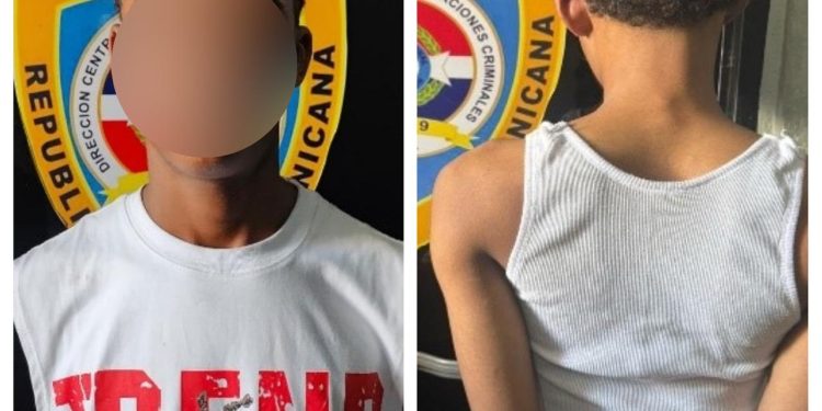 PN junto al MP apresa a dos jóvenes  captados en video asaltando a una señora en San Cristóbal