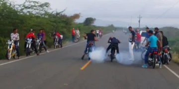 Asesinan hombre durante carrera ilegal de motocross en Pedro Brand