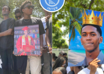 Jóvenes haitianos marchan en Puerto Príncipe por asesinato de Zamy Wanderson