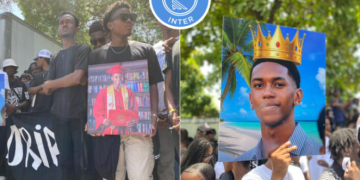 Jóvenes haitianos marchan en Puerto Príncipe por asesinato de Zamy Wanderson