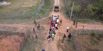 Con unidades de drones Ejército localiza y detiene a 18 haitianos indocumentados en Santiago Rodríguez