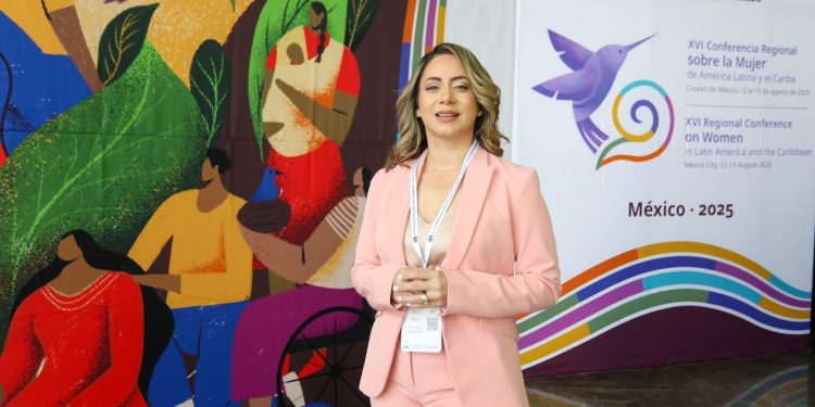 Gloria Reyes expone en México sobre avances de Política de Cuidados en RD; lo califica como un derecho