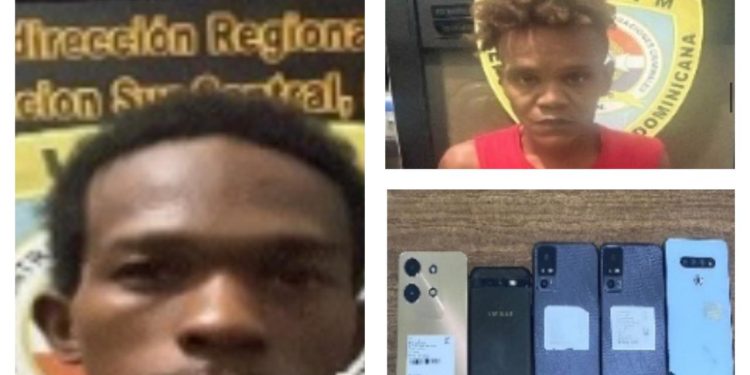 Policía Nacional recupera celulares robados y ocupa evidencias durante operativos en Baní