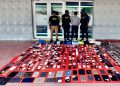 Policía Nacional y Ministerio Público confiscan más de 240 celulares y otros equipos electrónicos durante allanamiento en Santiago