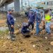CAASD trabaja en corrección de avería provocada por excavaciones del Metro, mantiene limitado servicio de agua potable