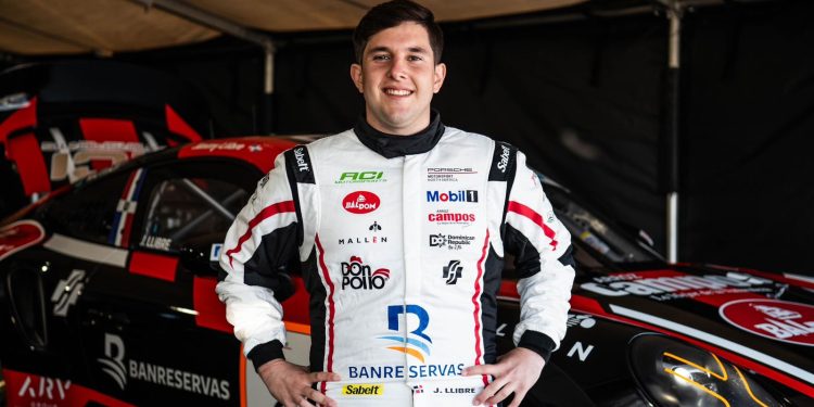 Jimmy Llibre llevará la bandera dominicana a las 12 Horas de Spa Francorchamps por primera vez, como el único en la categoría PRO