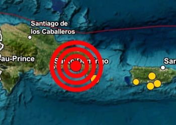 Temblor de tierra de 4.8 estremece el Este de República Dominicana