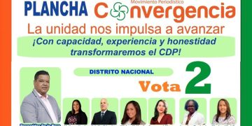 Movimiento Convergencia presenta propuesta de trabajo para la seccional del Distrito Nacional del CDP