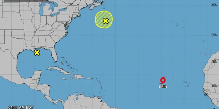 Tormenta tropical Erín podría volverse huracán en próximas horas