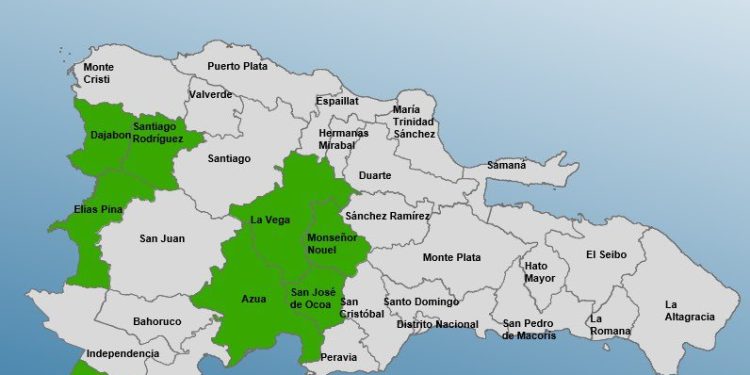 Amplían nivel de alerta verde en ocho provincias