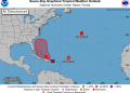 Tormenta tropical Humberto se forma al este de Puerto Rico y podría convertirse en huracán este sábado
