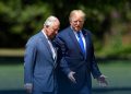 Carlos III recibe a Trump al comenzar la visita de Estado al Reino Unido